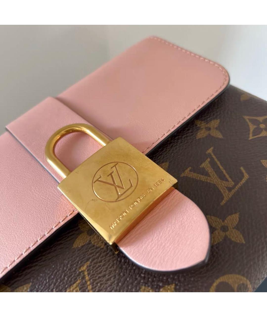 LOUIS VUITTON Розовая сумка с короткими ручками из канвы, фото 8