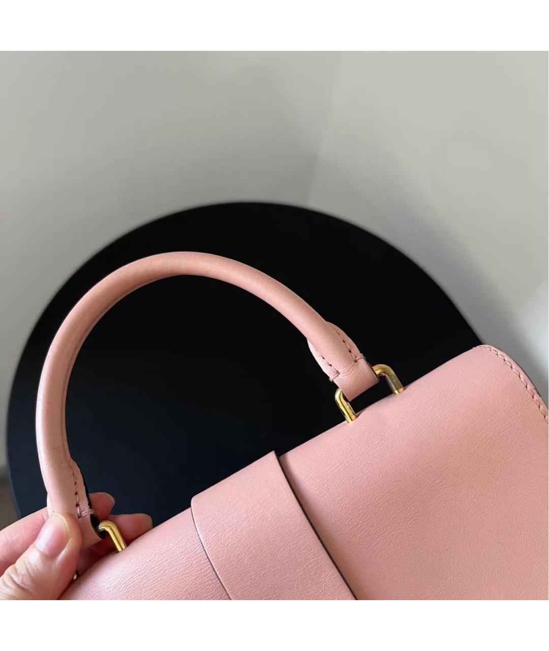 LOUIS VUITTON Розовая сумка с короткими ручками из канвы, фото 5