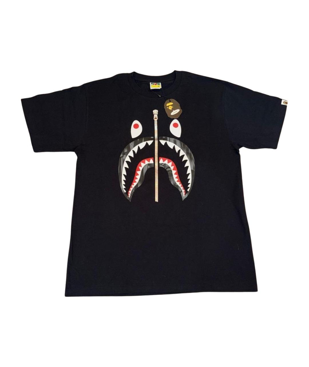 BAPE Черная хлопковая футболка, фото 1