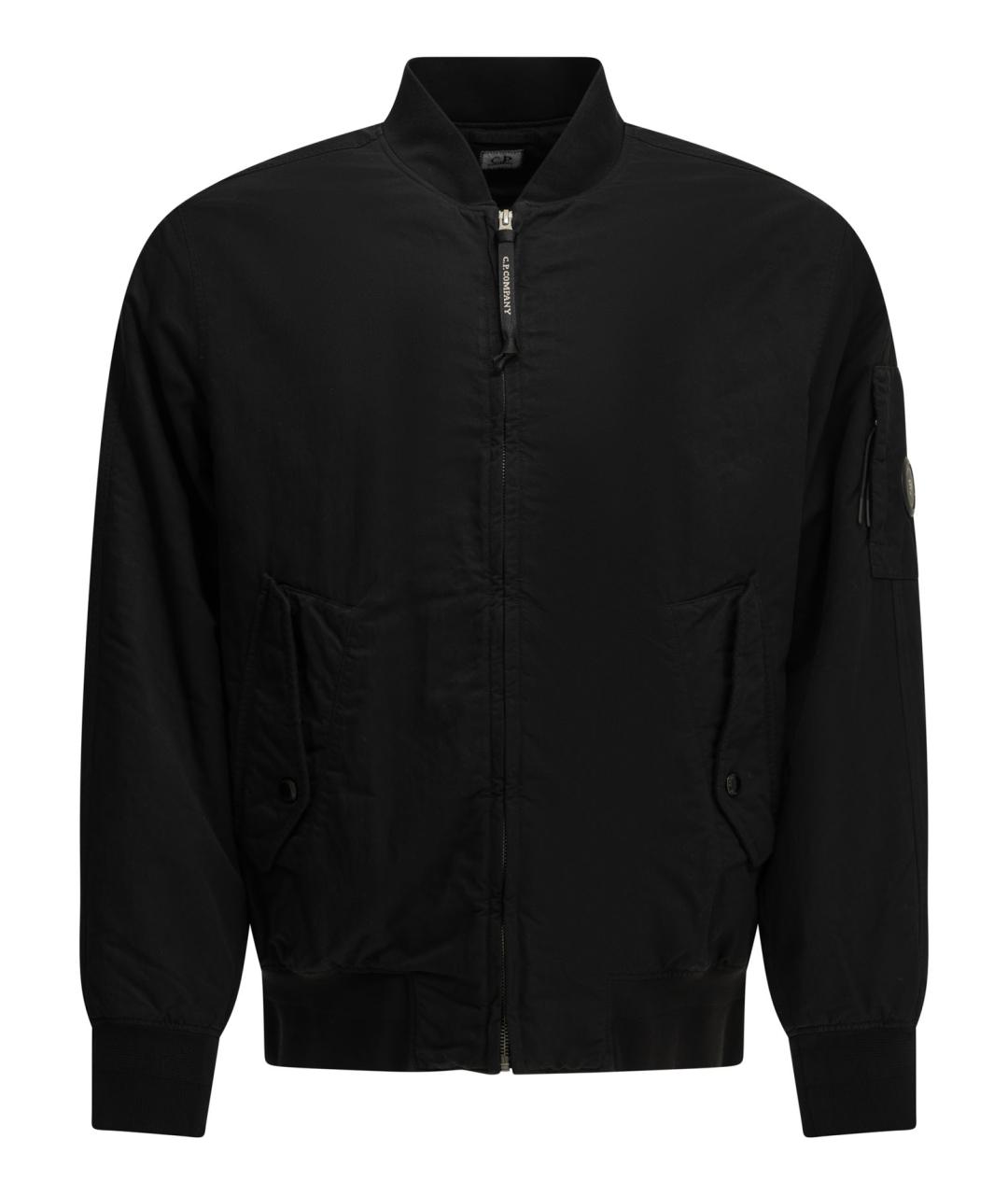 CP COMPANY Черная полиамидовая куртка, фото 1