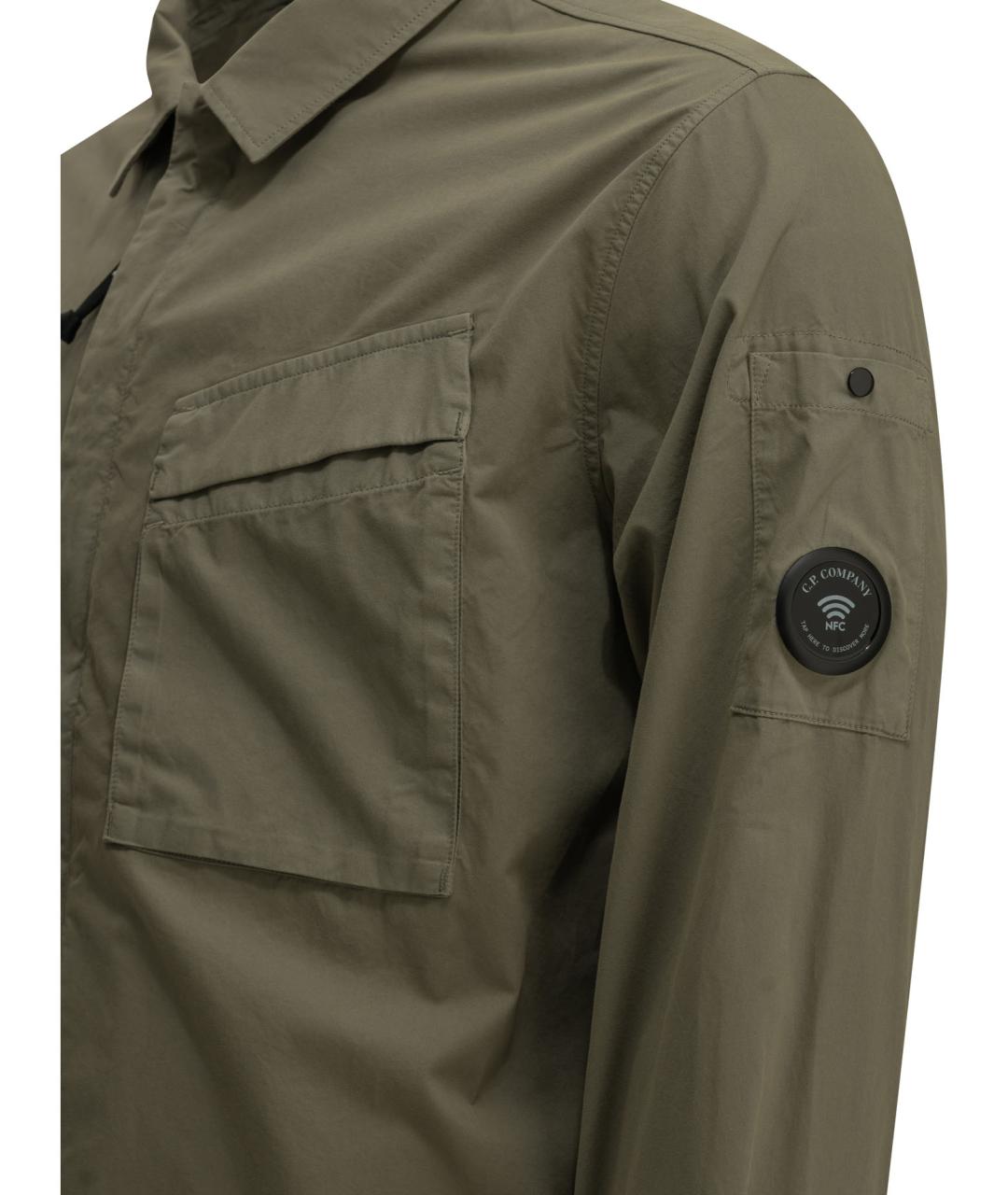 CP COMPANY Зеленое хлопковое пальто, фото 4