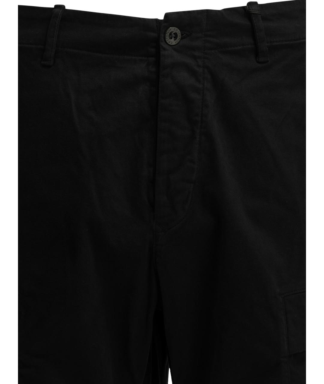 CP COMPANY Черные хлопковые повседневные брюки, фото 4