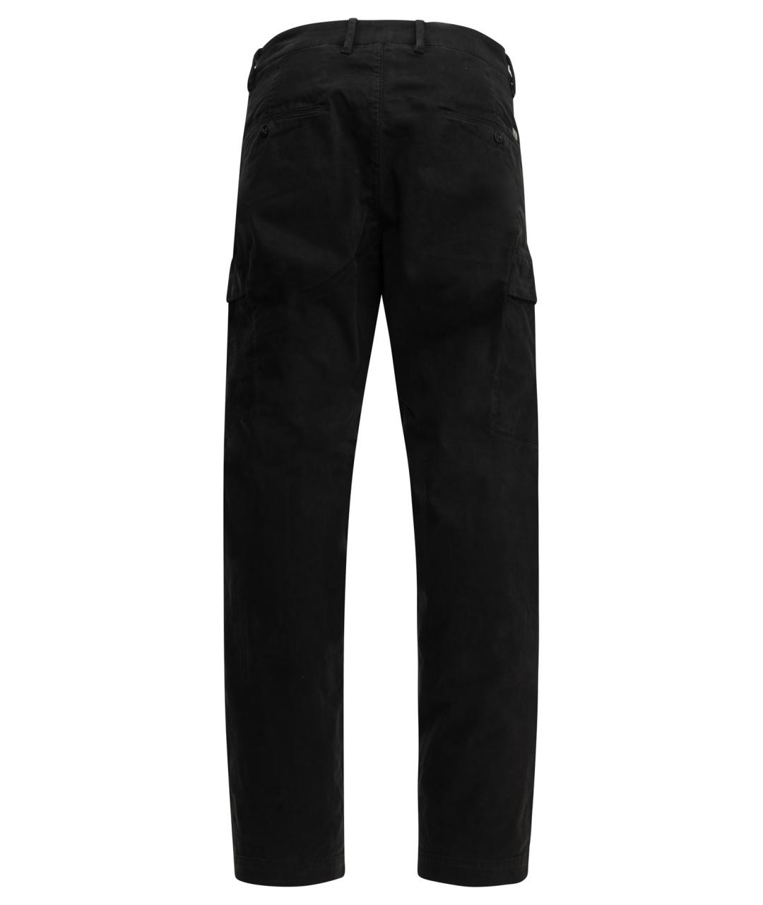 CP COMPANY Черные хлопковые повседневные брюки, фото 2