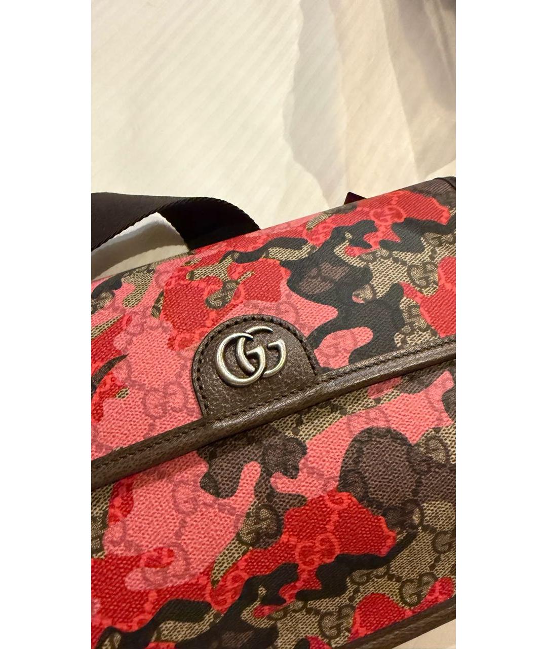 GUCCI Мульти поясная сумка из канвы, фото 5