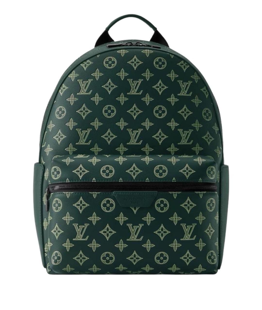 LOUIS VUITTON Зеленый кожаный рюкзак, фото 1