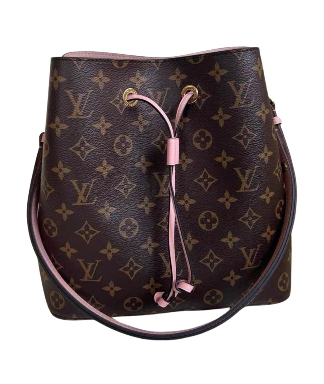 LOUIS VUITTON Розовая сумка тоут из канвы, фото 1