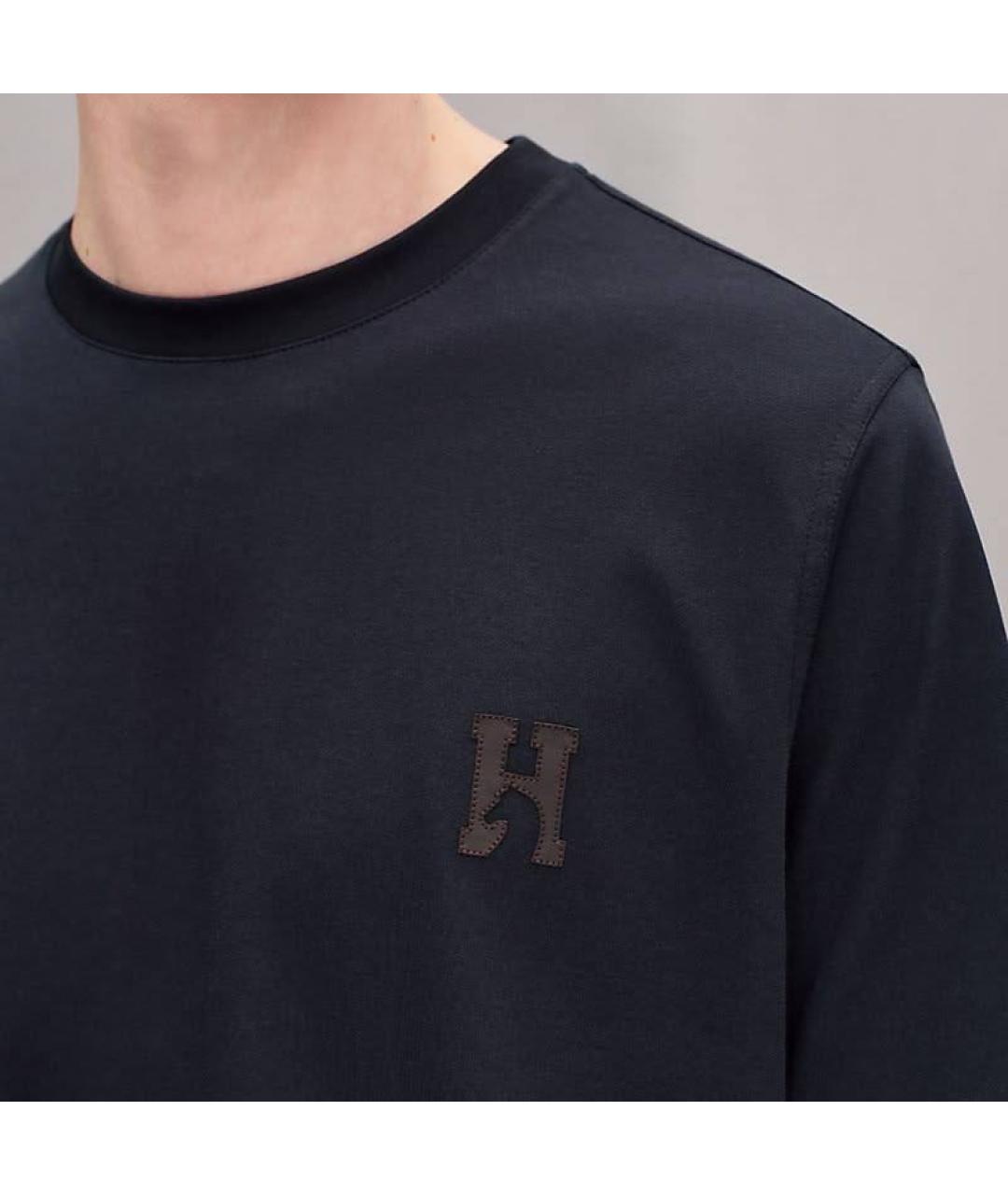HERMES Хлопковая футболка, фото 2