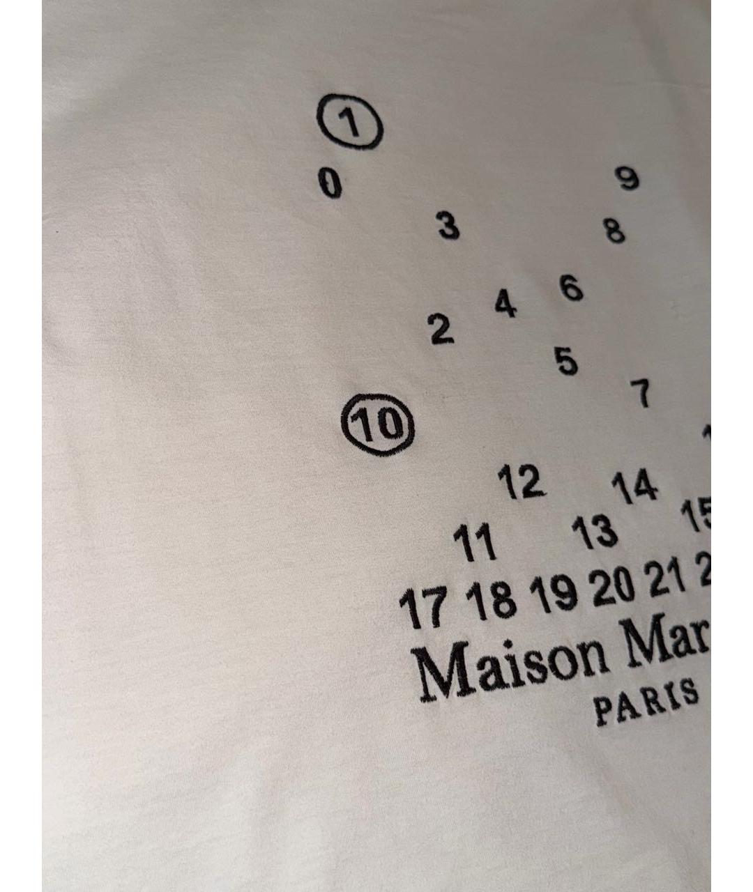 MAISON MARGIELA Белая хлопковая майка, фото 4