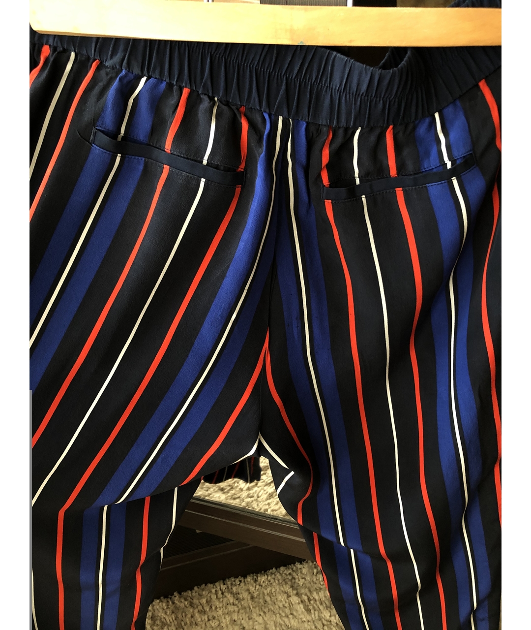 JUICY COUTURE Мульти шелковые прямые брюки, фото 3