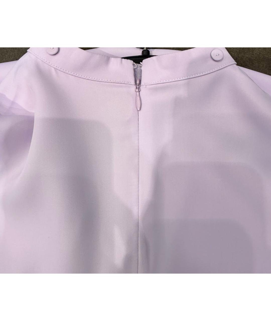 JIL SANDER Фиолетовое вискозное платье, фото 4