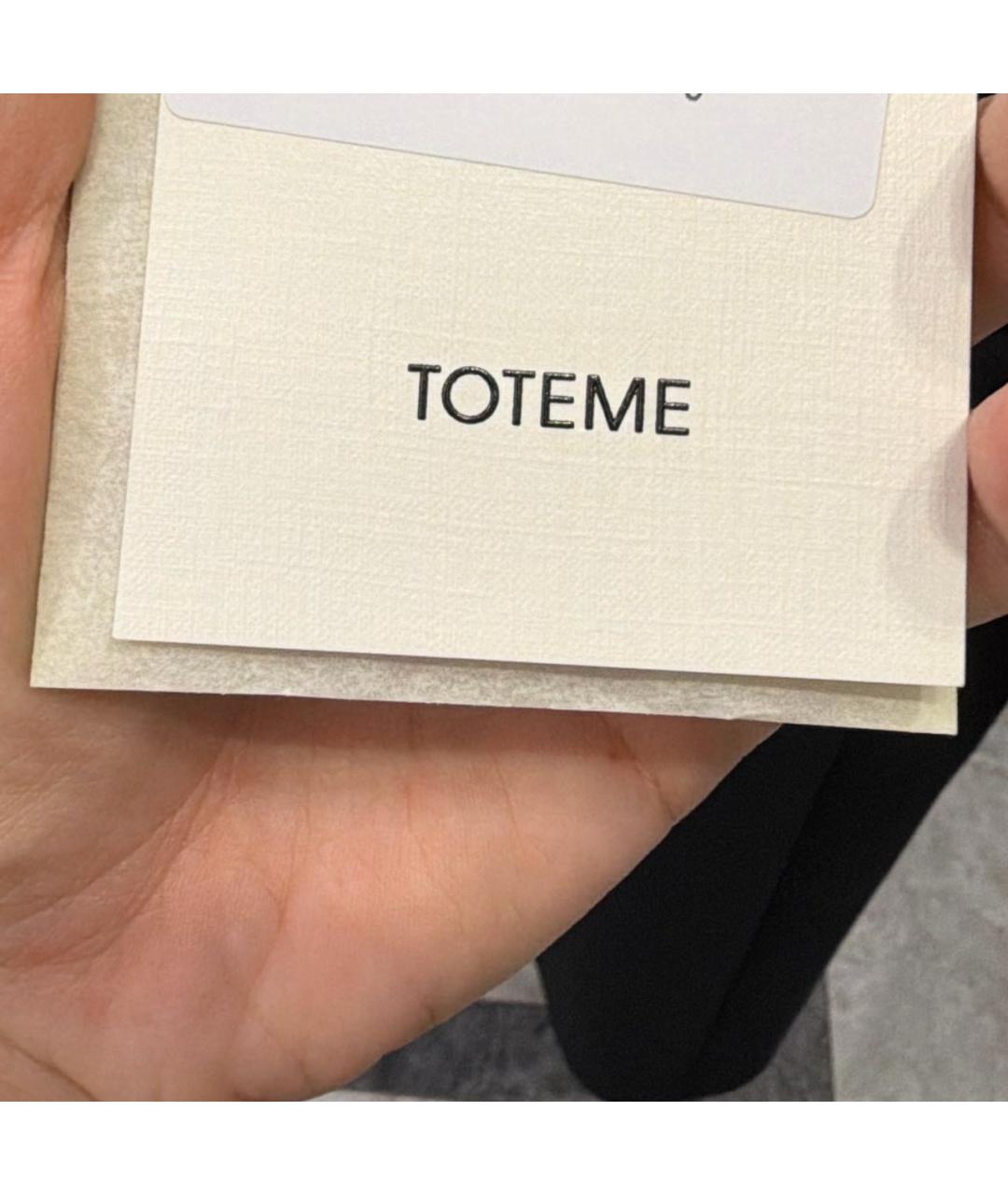 TOTEME Черное пальто, фото 4
