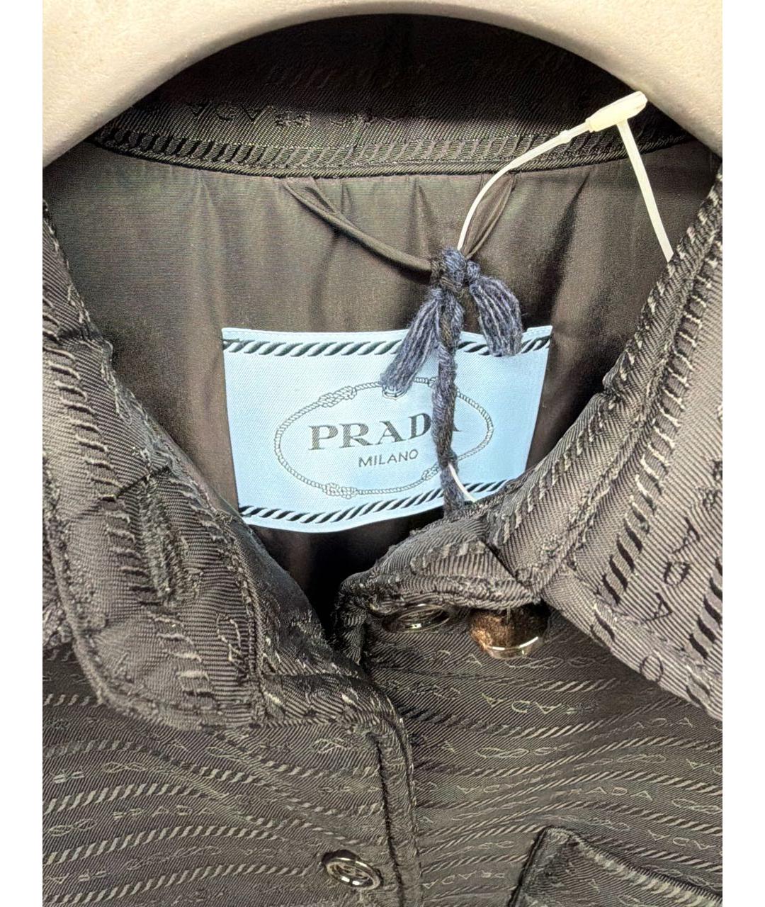 PRADA Черная куртка, фото 3