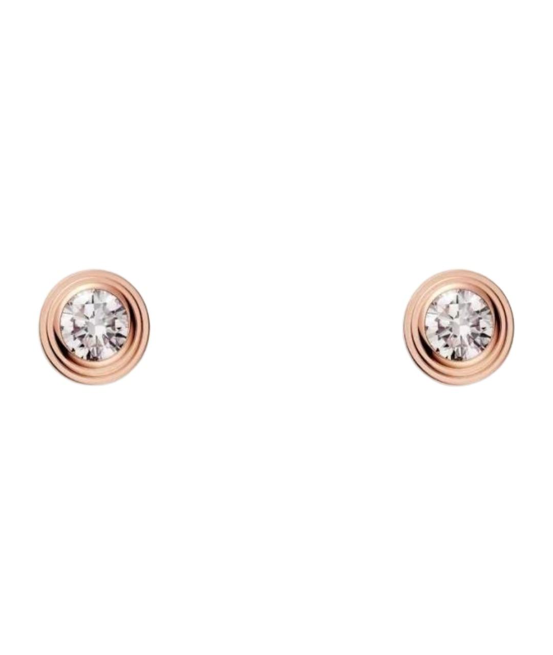 CARTIER Золотые серьги из розового золота, фото 1