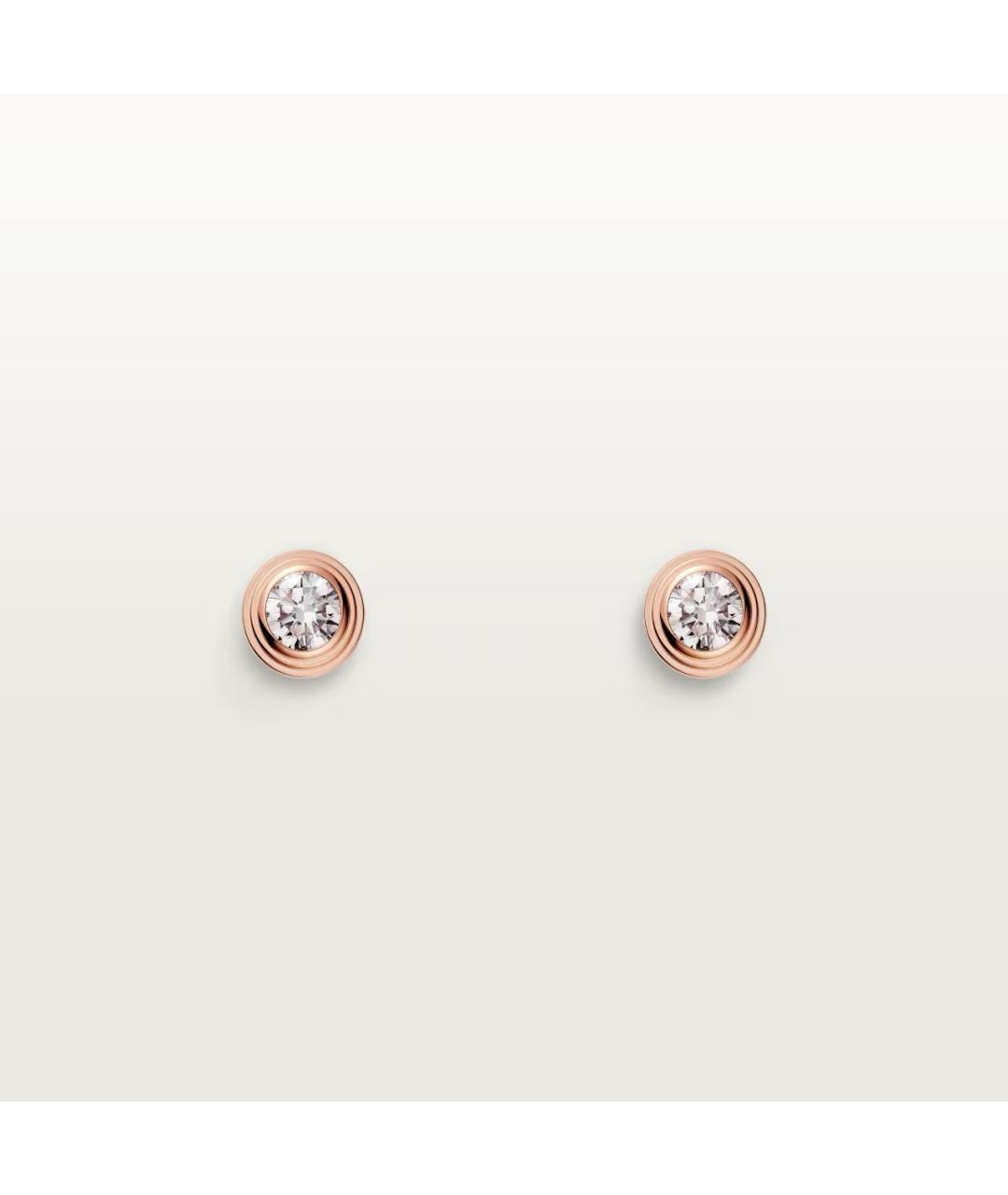 CARTIER Золотые серьги из розового золота, фото 7