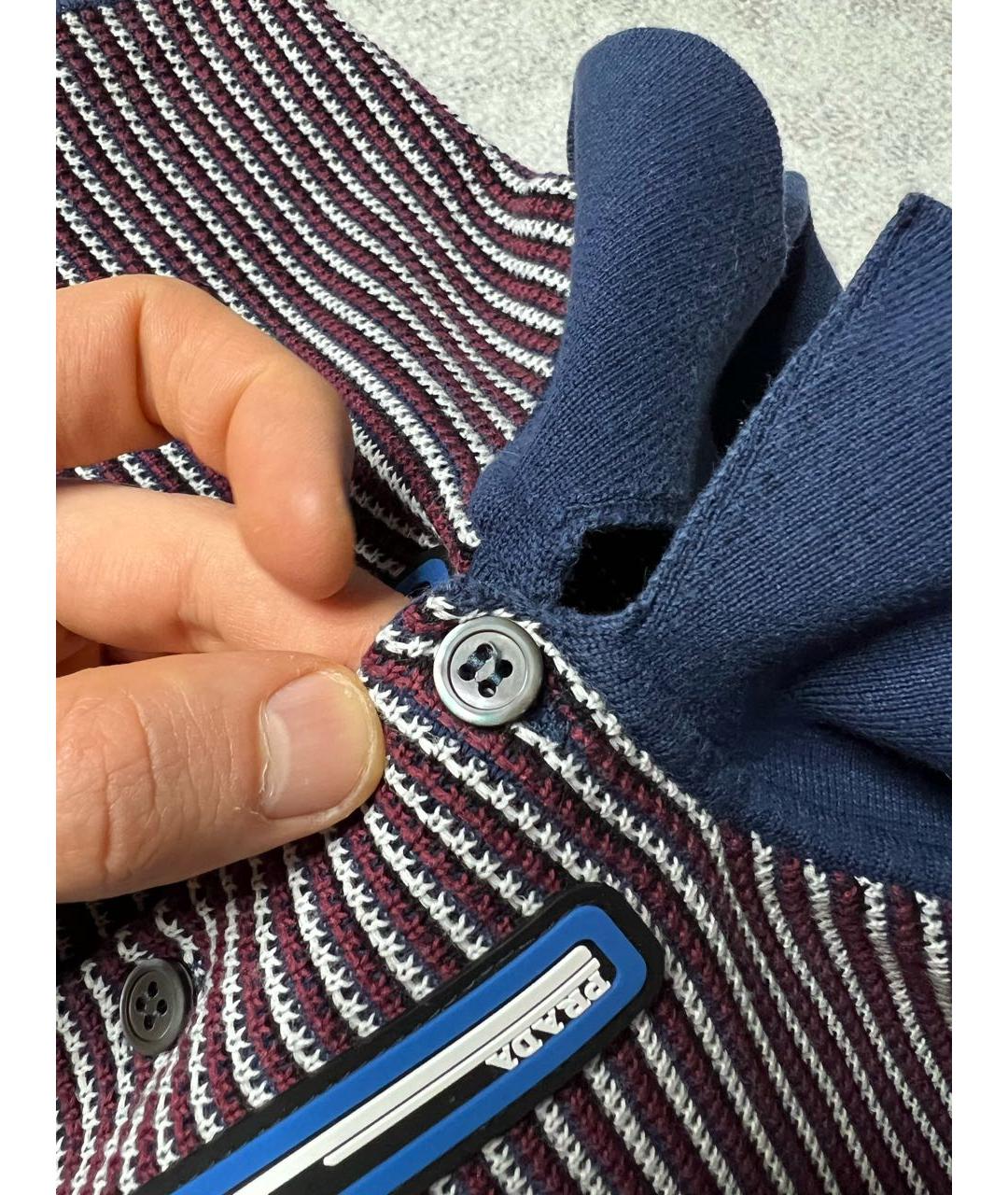 PRADA Мульти хлопковая футболка, фото 8