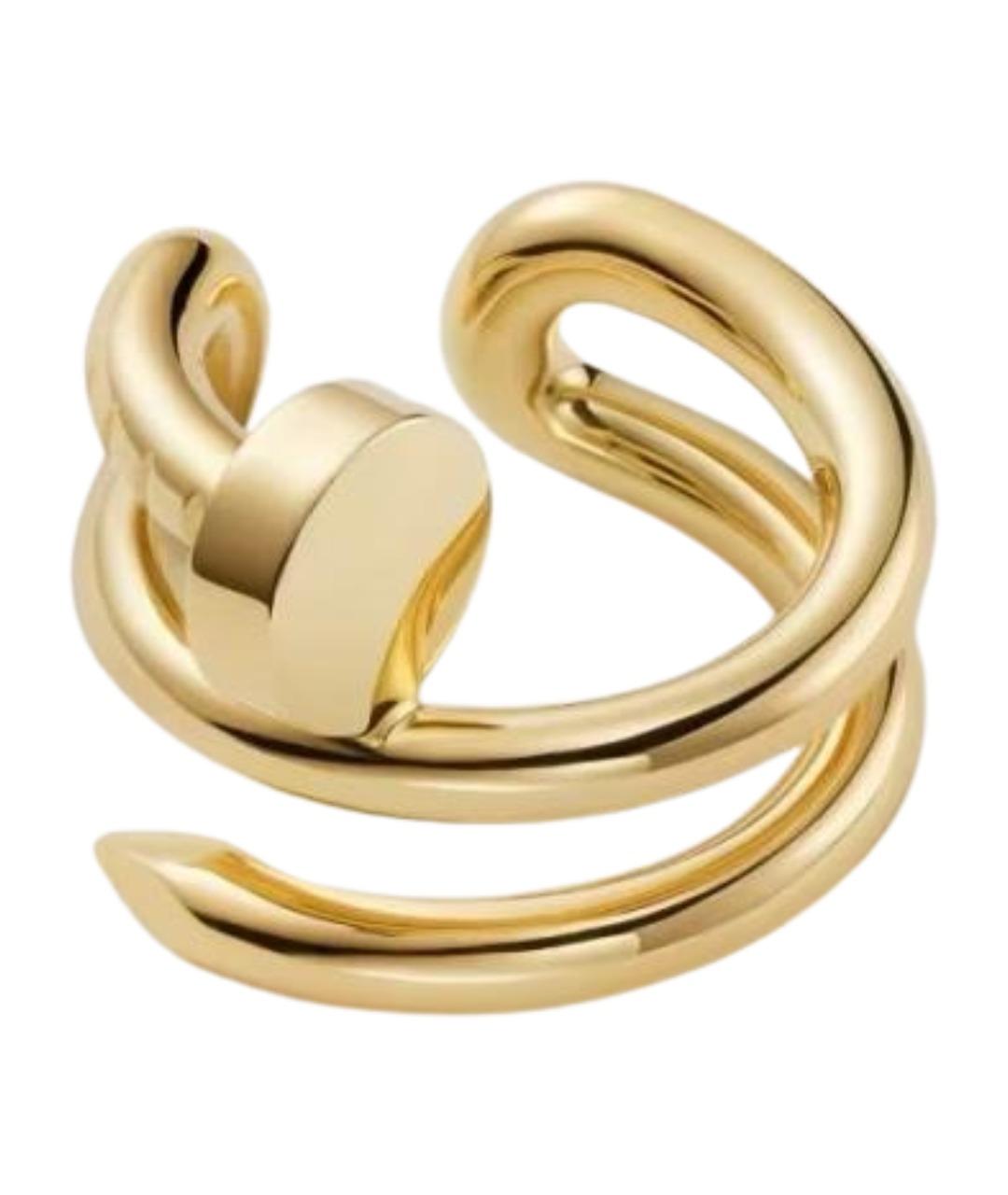CARTIER Золотые серьги из желтого золота, фото 1