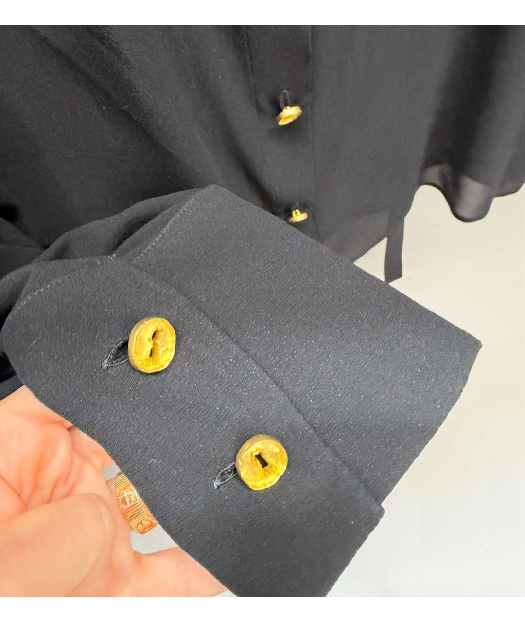 SCHIAPARELLI Черная блузы, фото 5