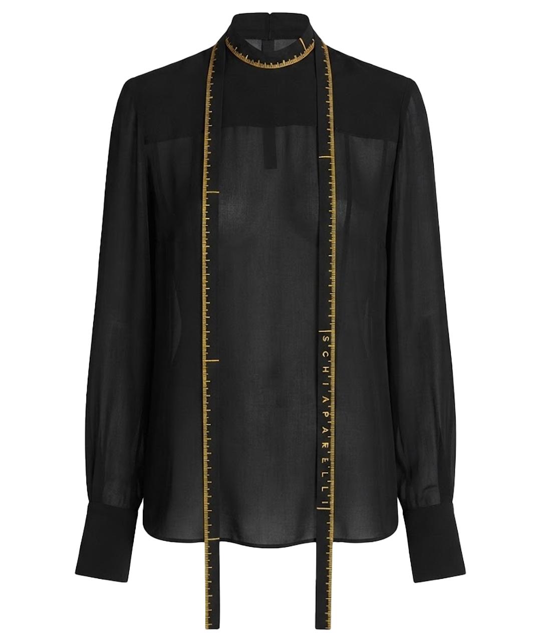 SCHIAPARELLI Черная блузы, фото 1