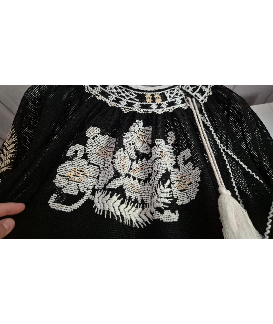 RED VALENTINO Черное полиамидовое вечернее платье, фото 3