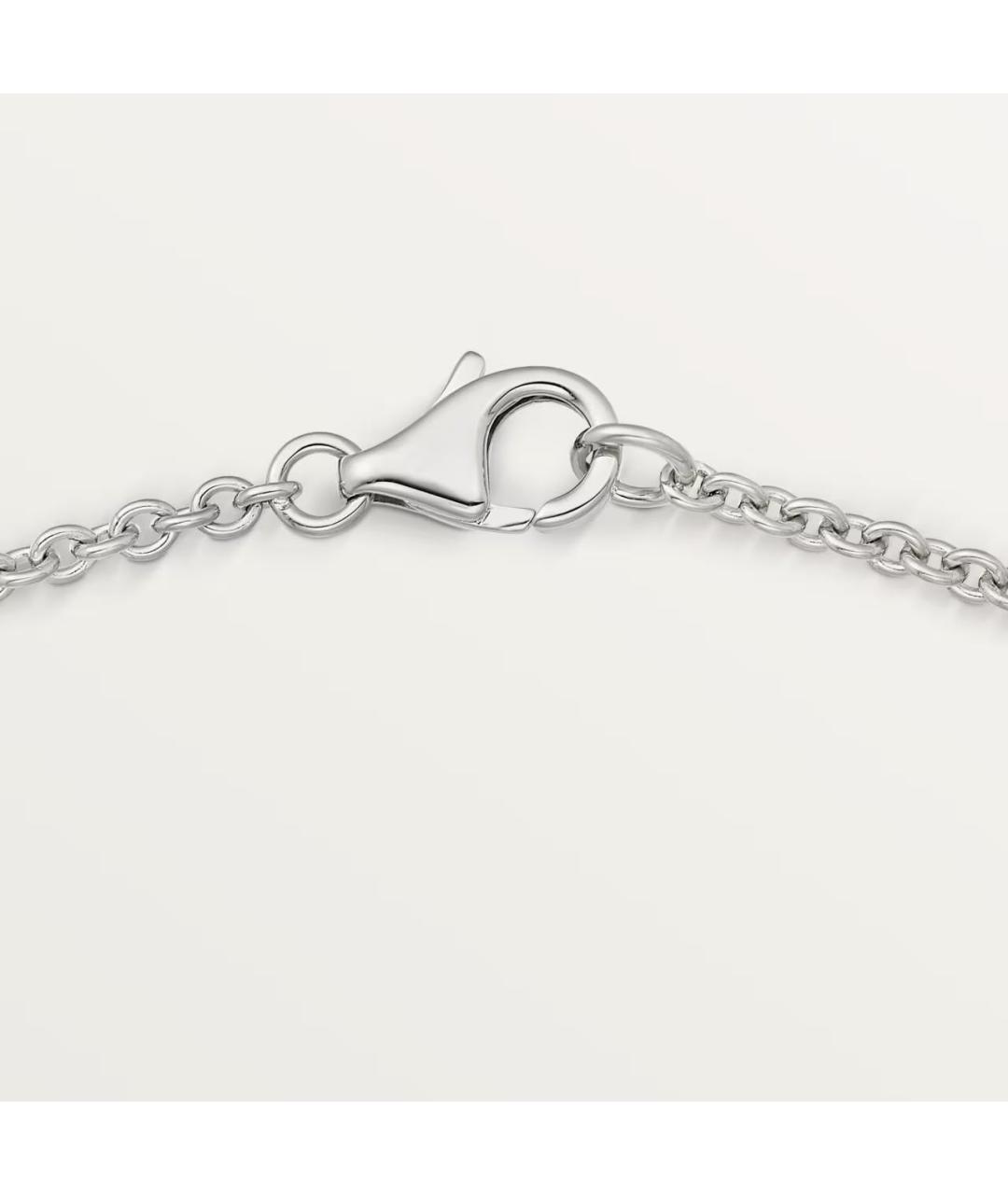 CARTIER Серебряное колье из белого золота, фото 4