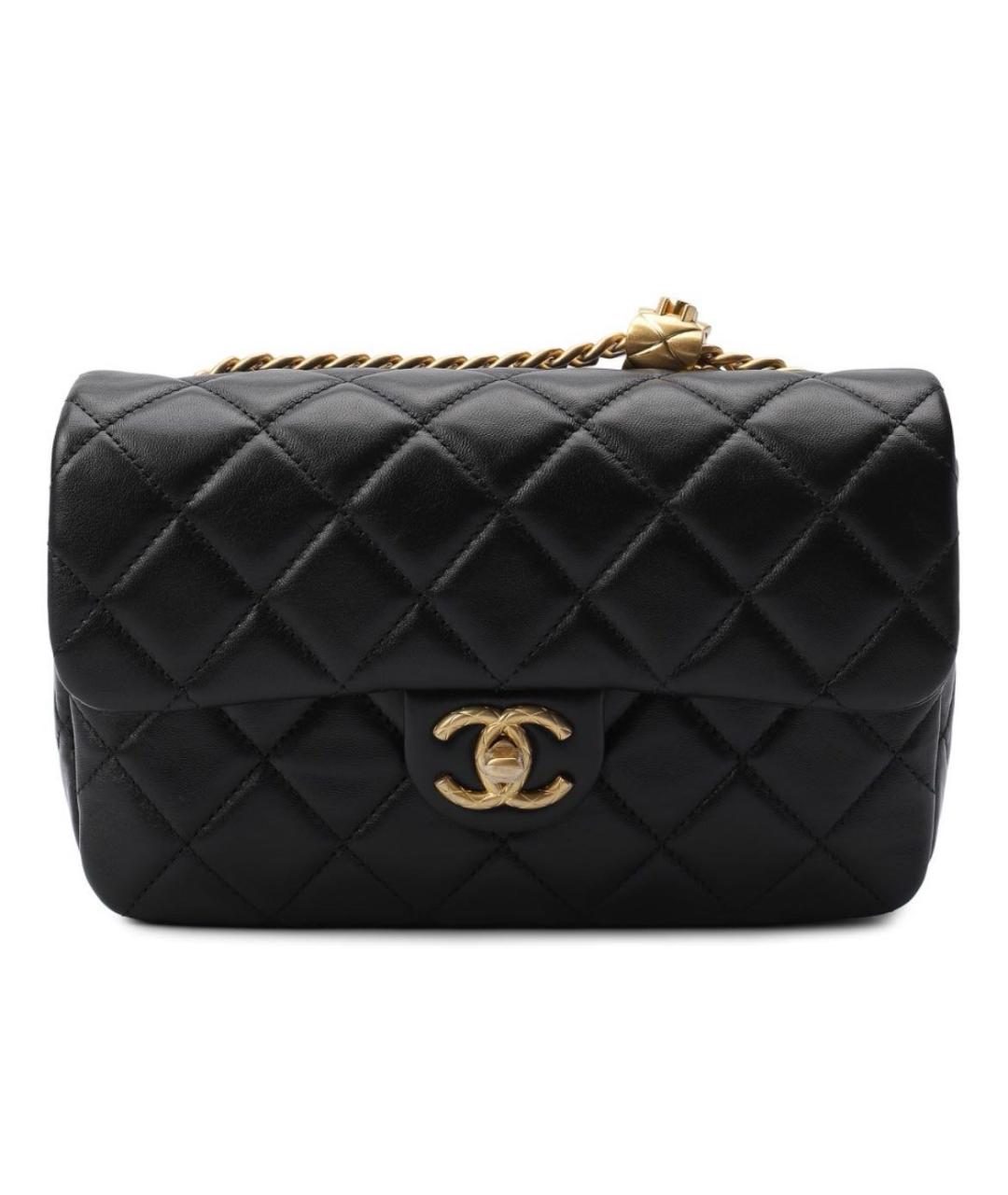 CHANEL Черная кожаная сумка тоут, фото 1