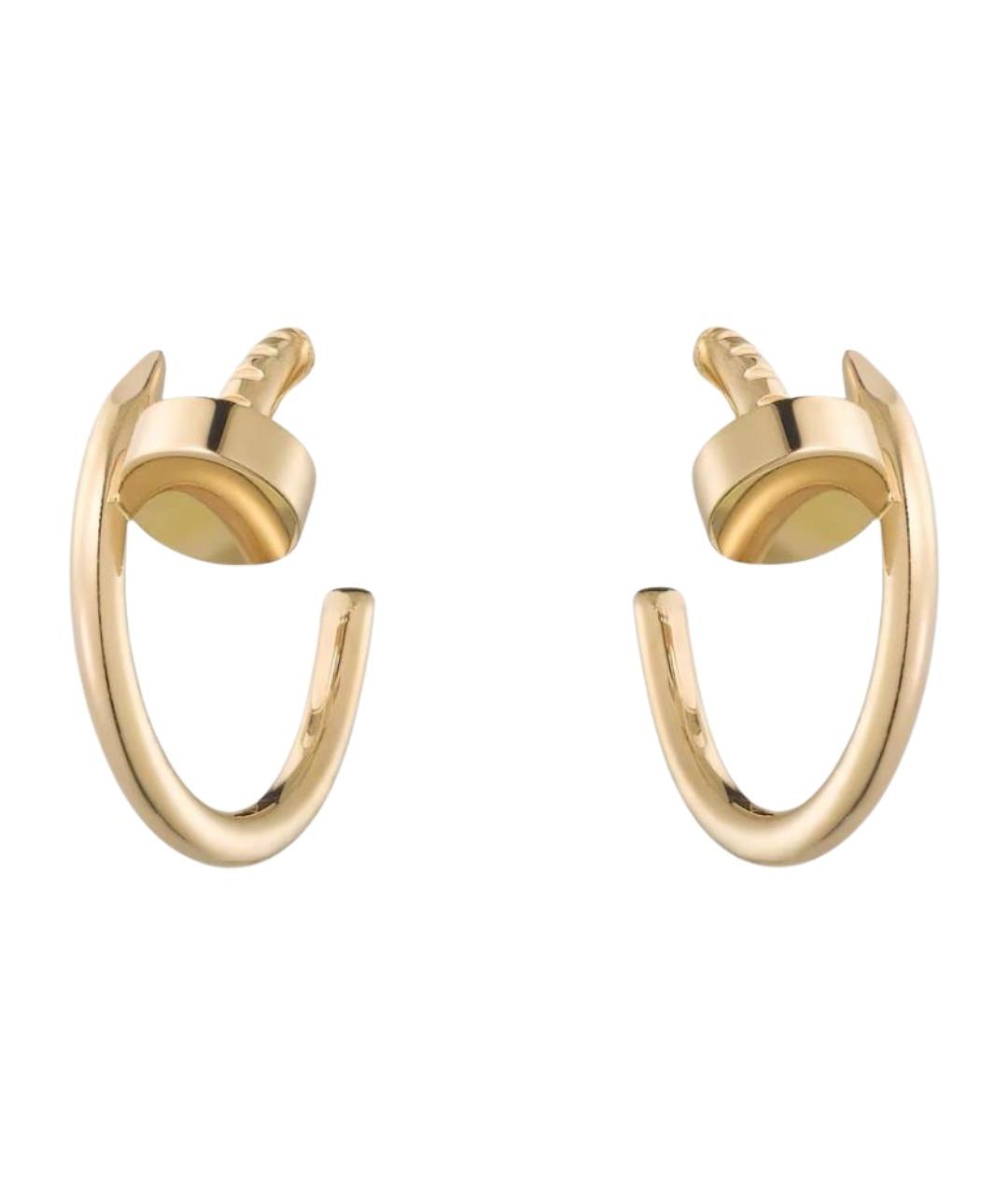 CARTIER Золотые серьги из желтого золота, фото 1