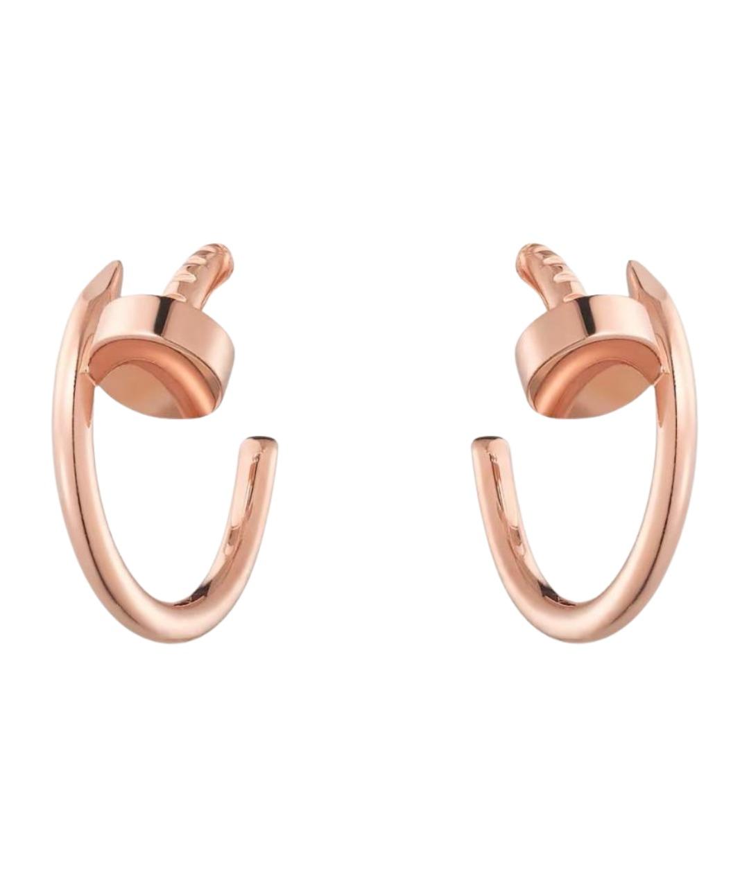 CARTIER Золотые серьги из розового золота, фото 1