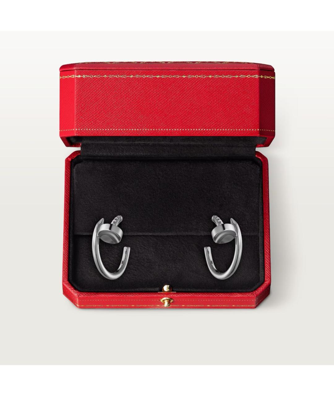 CARTIER Серебряные серьги из белого золота, фото 4