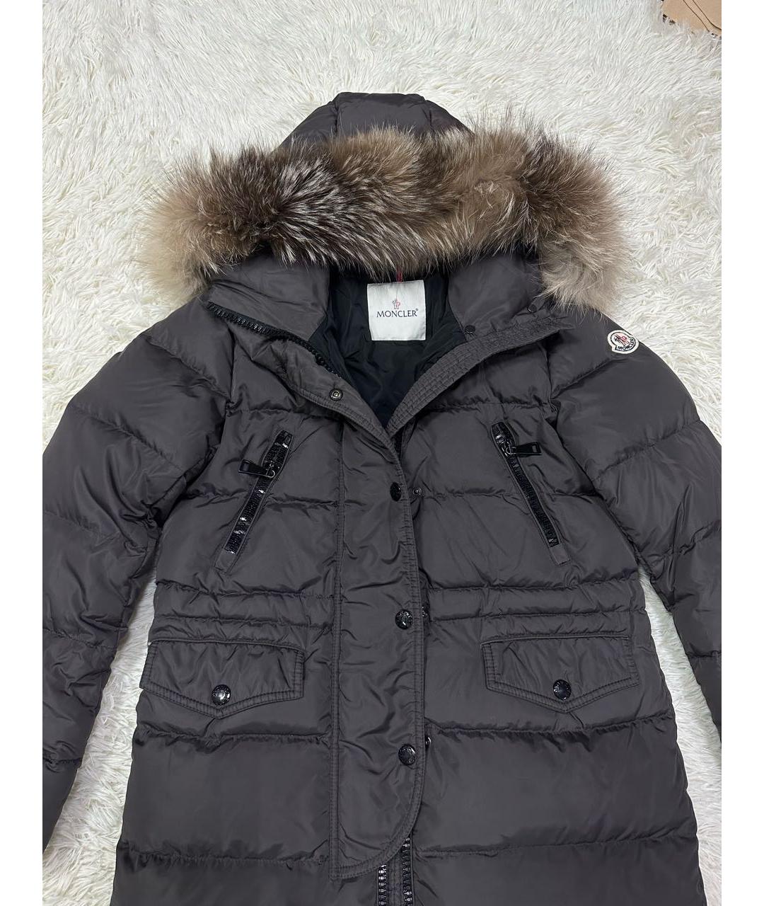 MONCLER Хаки куртка, фото 3