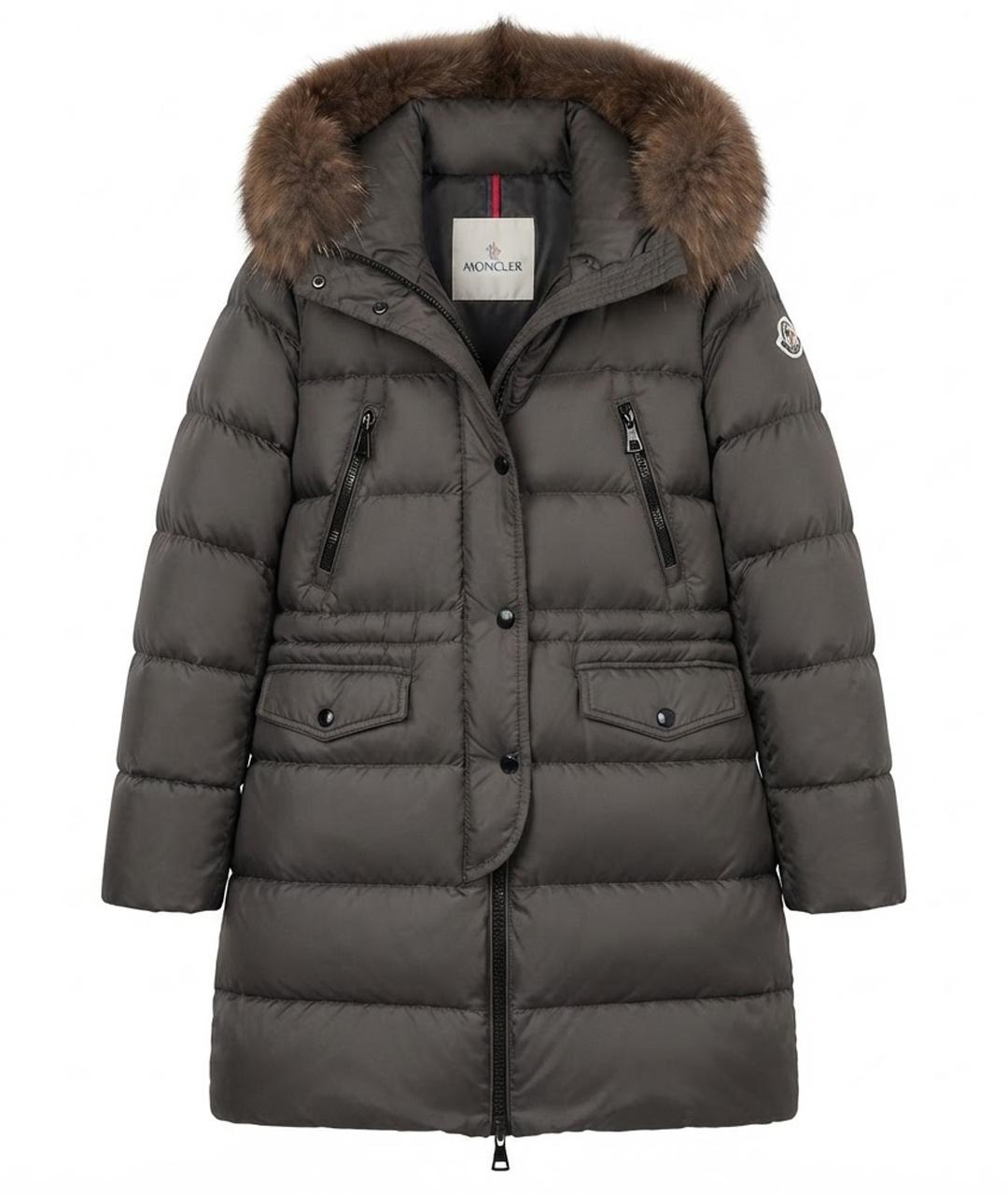 MONCLER Хаки куртка, фото 1