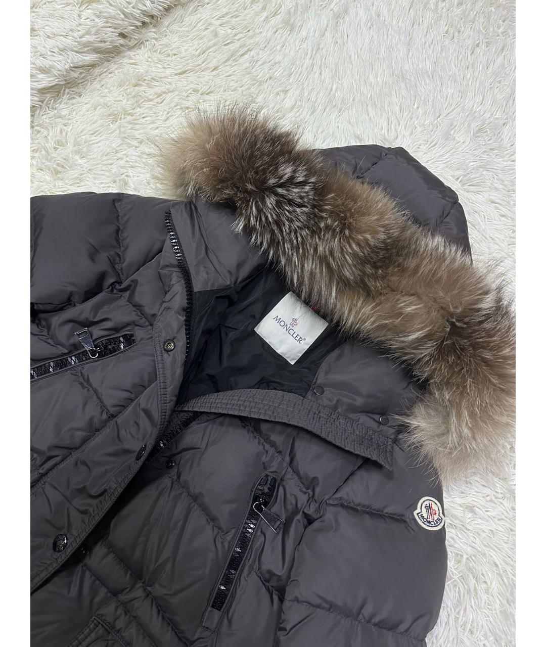 MONCLER Хаки куртка, фото 4