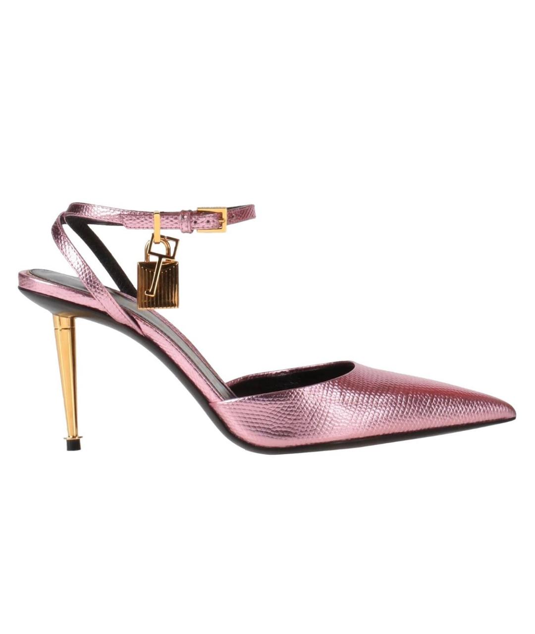 TOM FORD Розовые кожаные туфли, фото 5