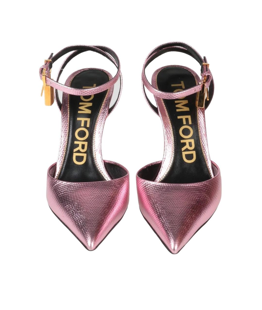 TOM FORD Розовые кожаные туфли, фото 3