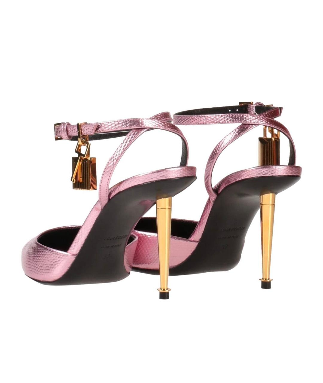 TOM FORD Розовые кожаные туфли, фото 4