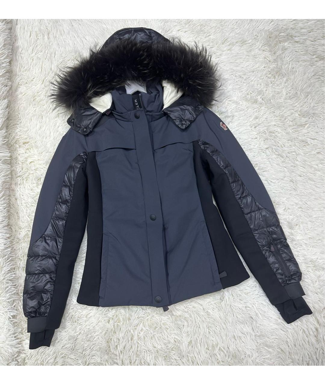 MONCLER Антрацитовая куртка, фото 8