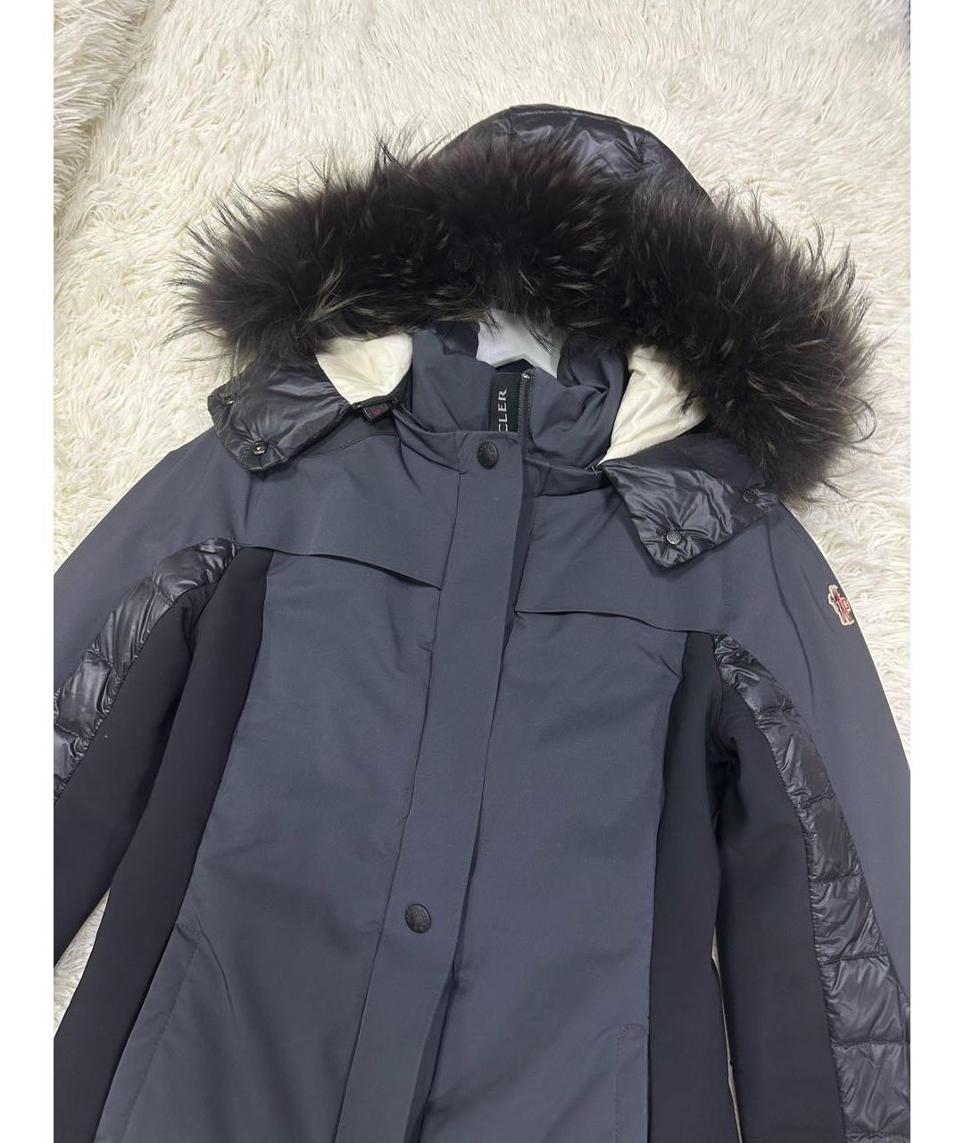 MONCLER Антрацитовая куртка, фото 2
