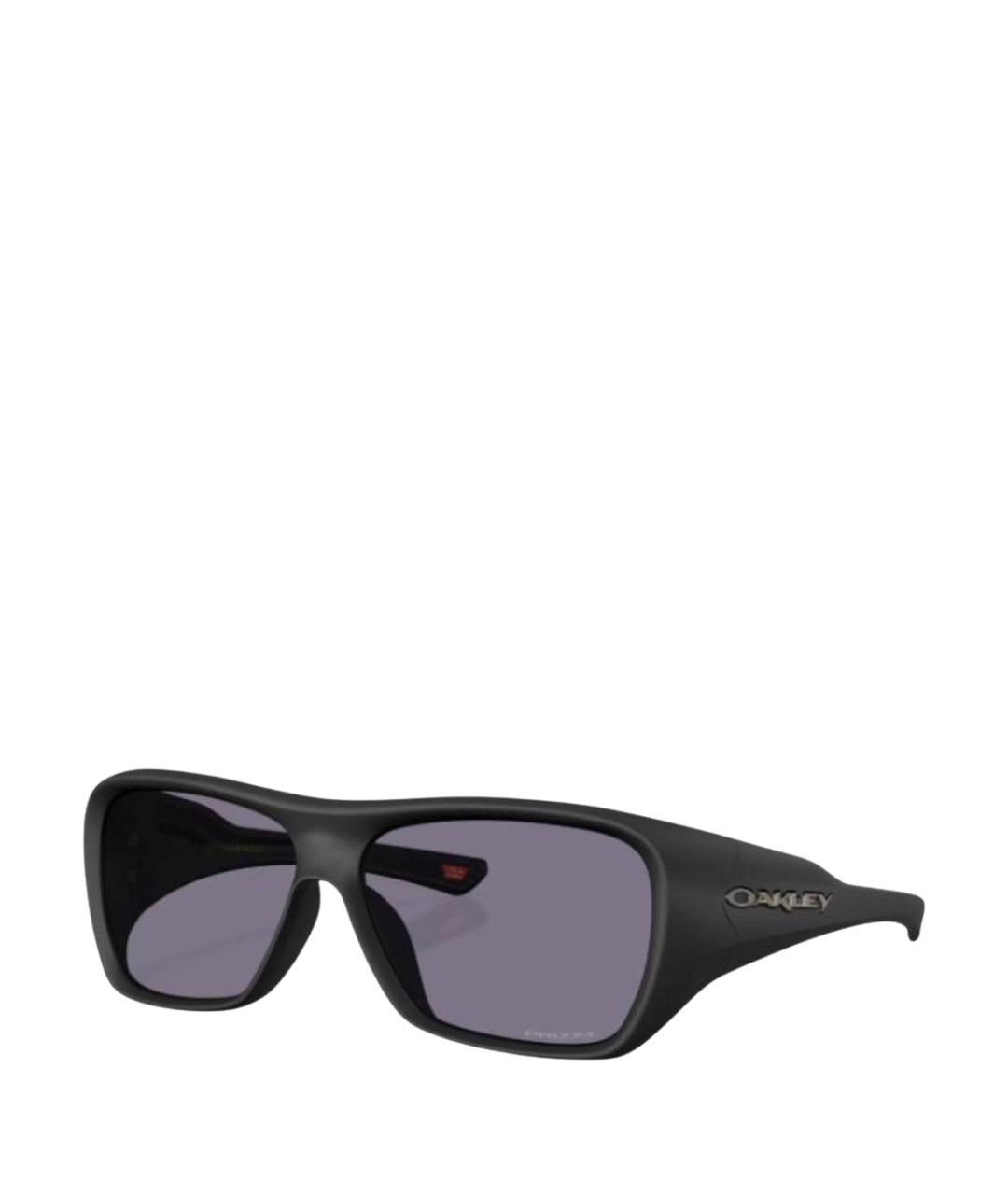 OAKLEY Черные пластиковые солнцезащитные очки, фото 1