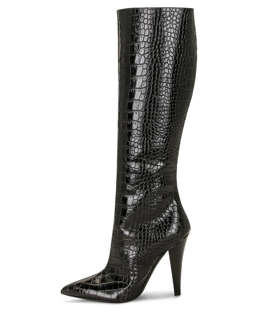 TOM FORD Черные кожаные сапоги, фото 3