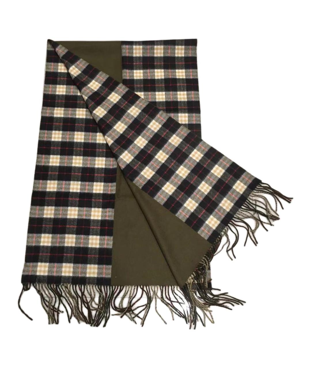 BURBERRY Коричневый кашемировый шарф, фото 2