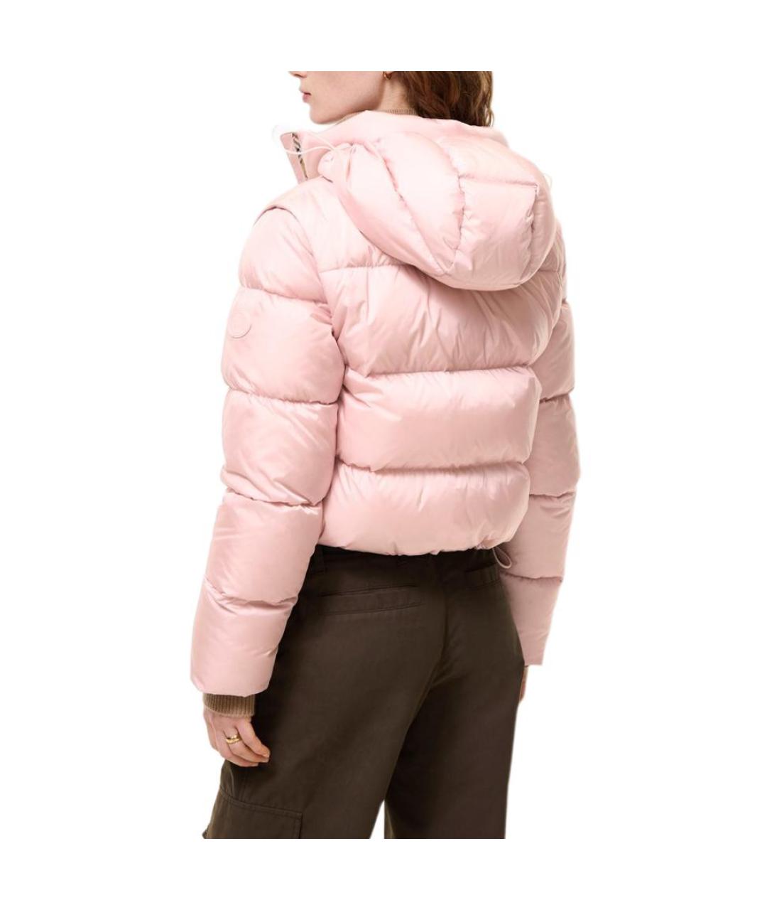BURBERRY Розовый пуховик, фото 4
