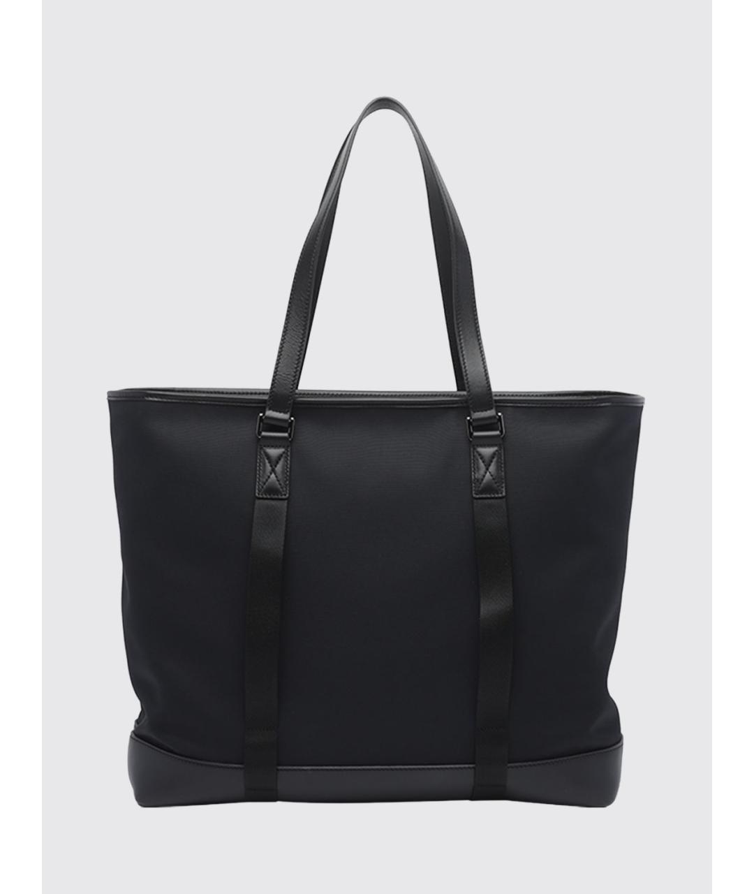 TOD'S Черная тканевая сумка тоут, фото 2
