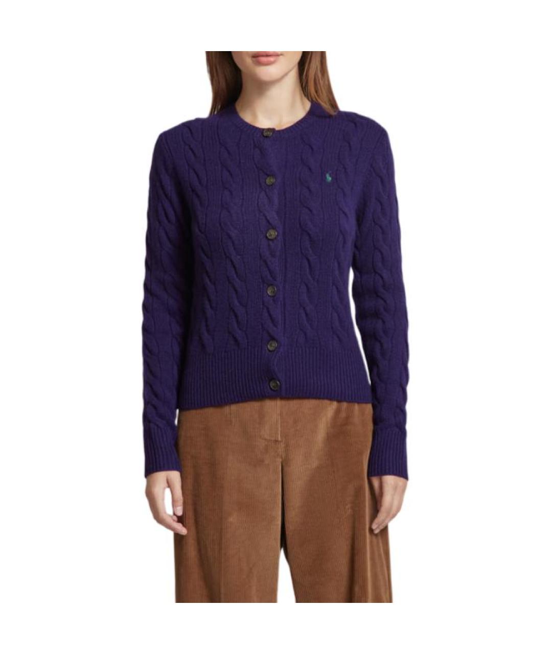 POLO RALPH LAUREN Фиолетовый кардиган, фото 5