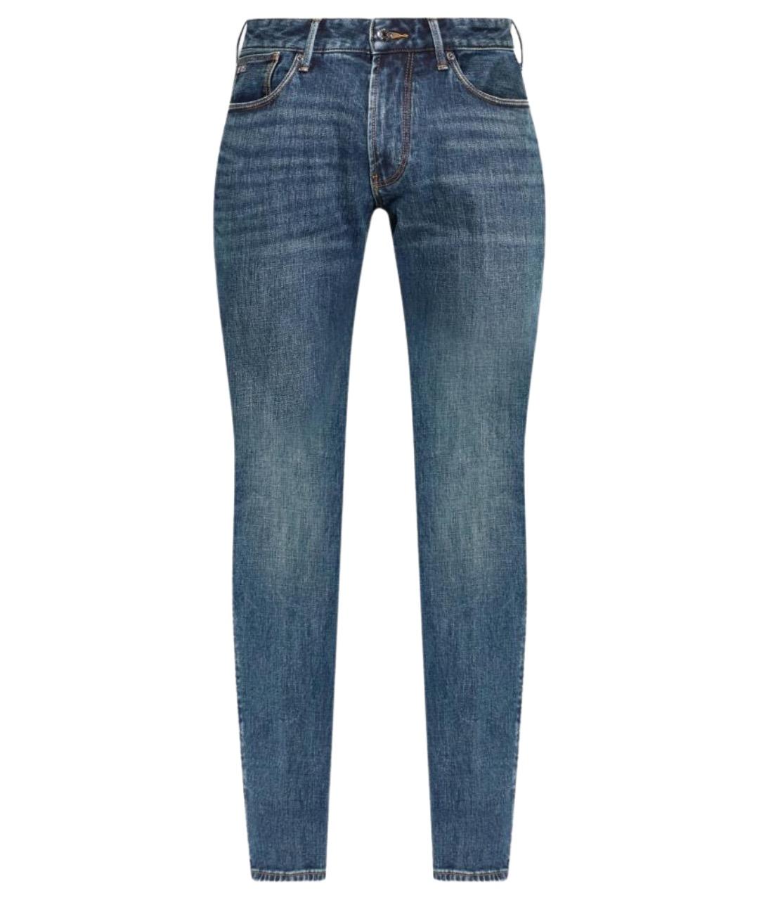 EMPORIO ARMANI Синие джинсы скинни, фото 1