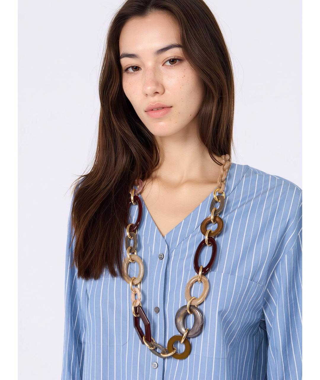 'S MAX MARA Мульти металлическое колье, фото 2