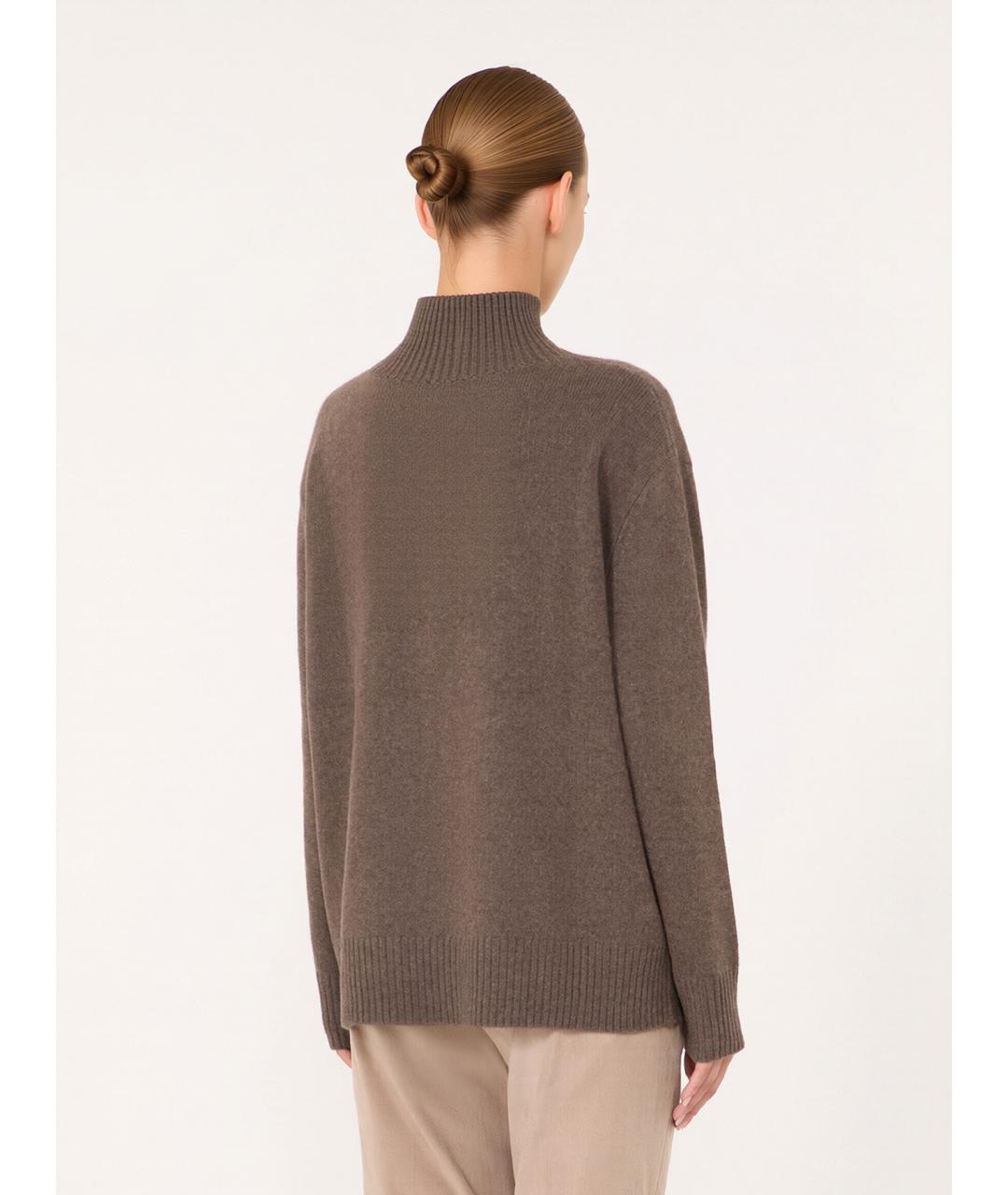 'S MAX MARA Бежевая шерстяная водолазка, фото 3