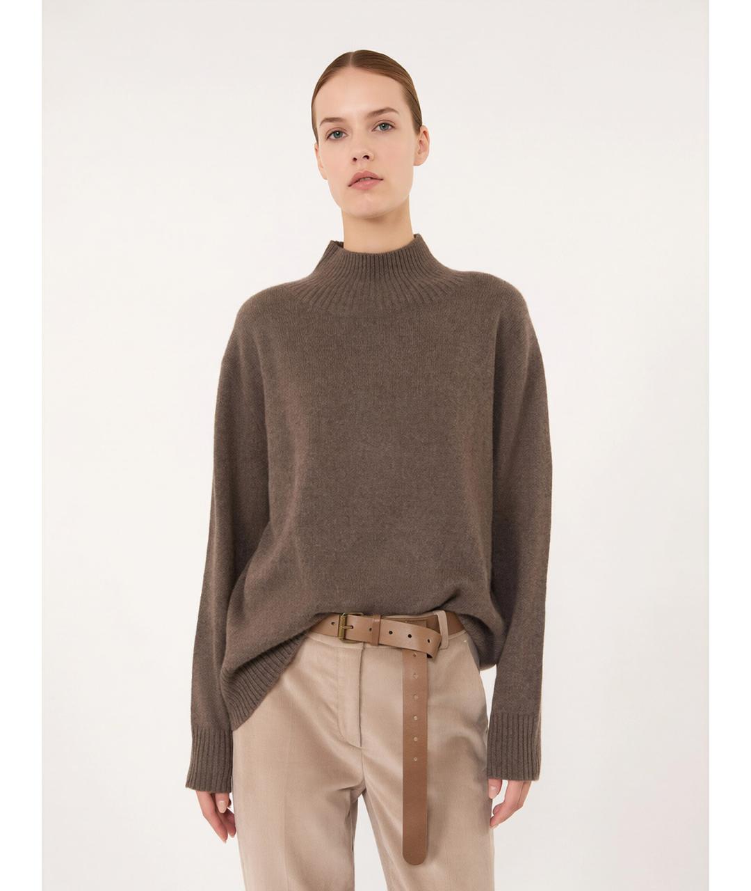 'S MAX MARA Бежевая шерстяная водолазка, фото 5