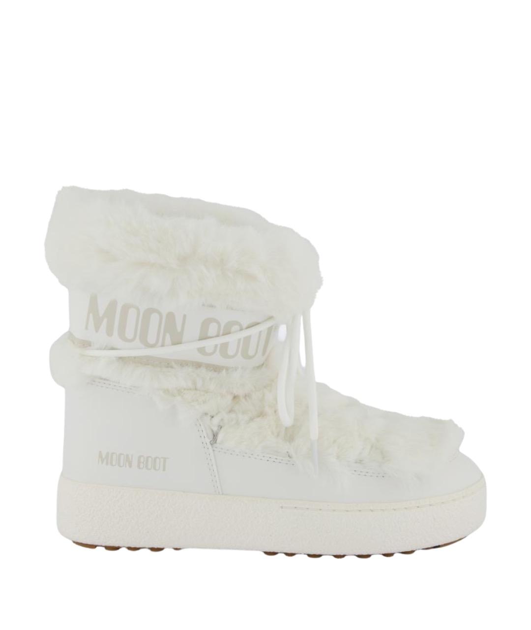MOON BOOT Белые ботинки, фото 1