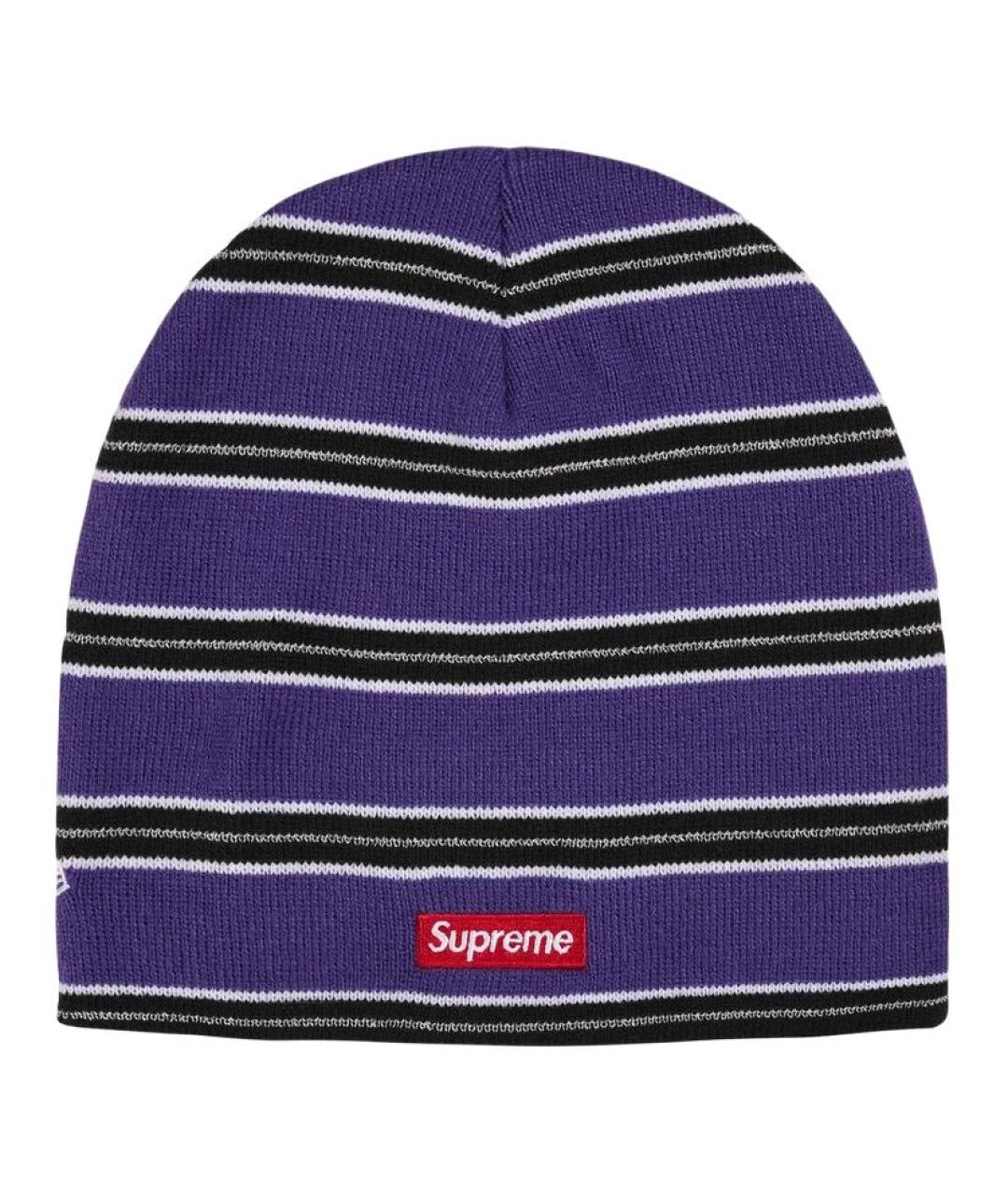 SUPREME Фиолетовая шапка, фото 2