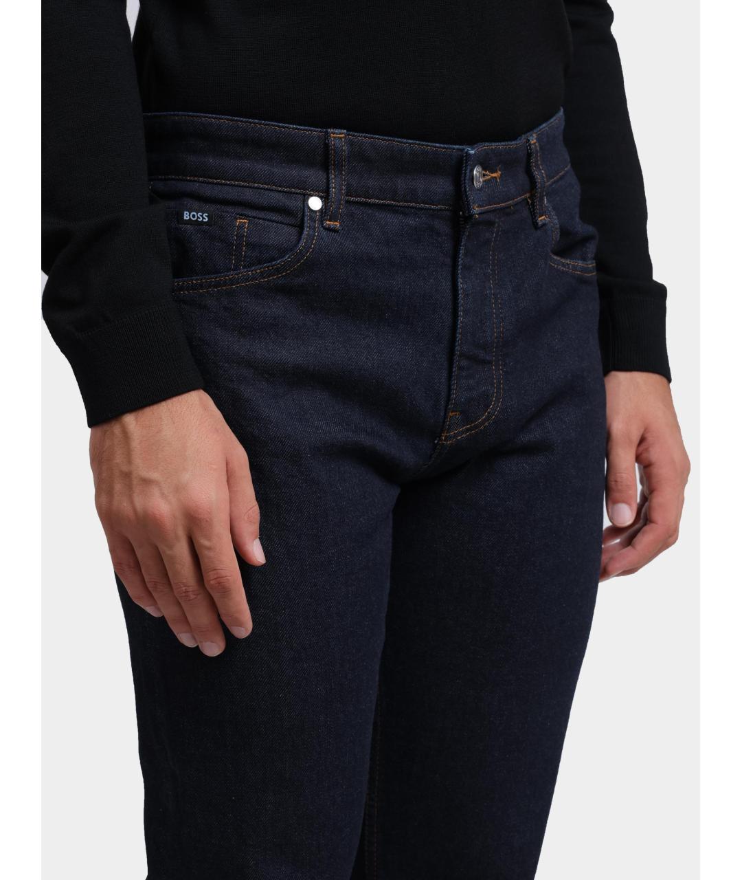 HUGO BOSS Синие прямые джинсы, фото 4