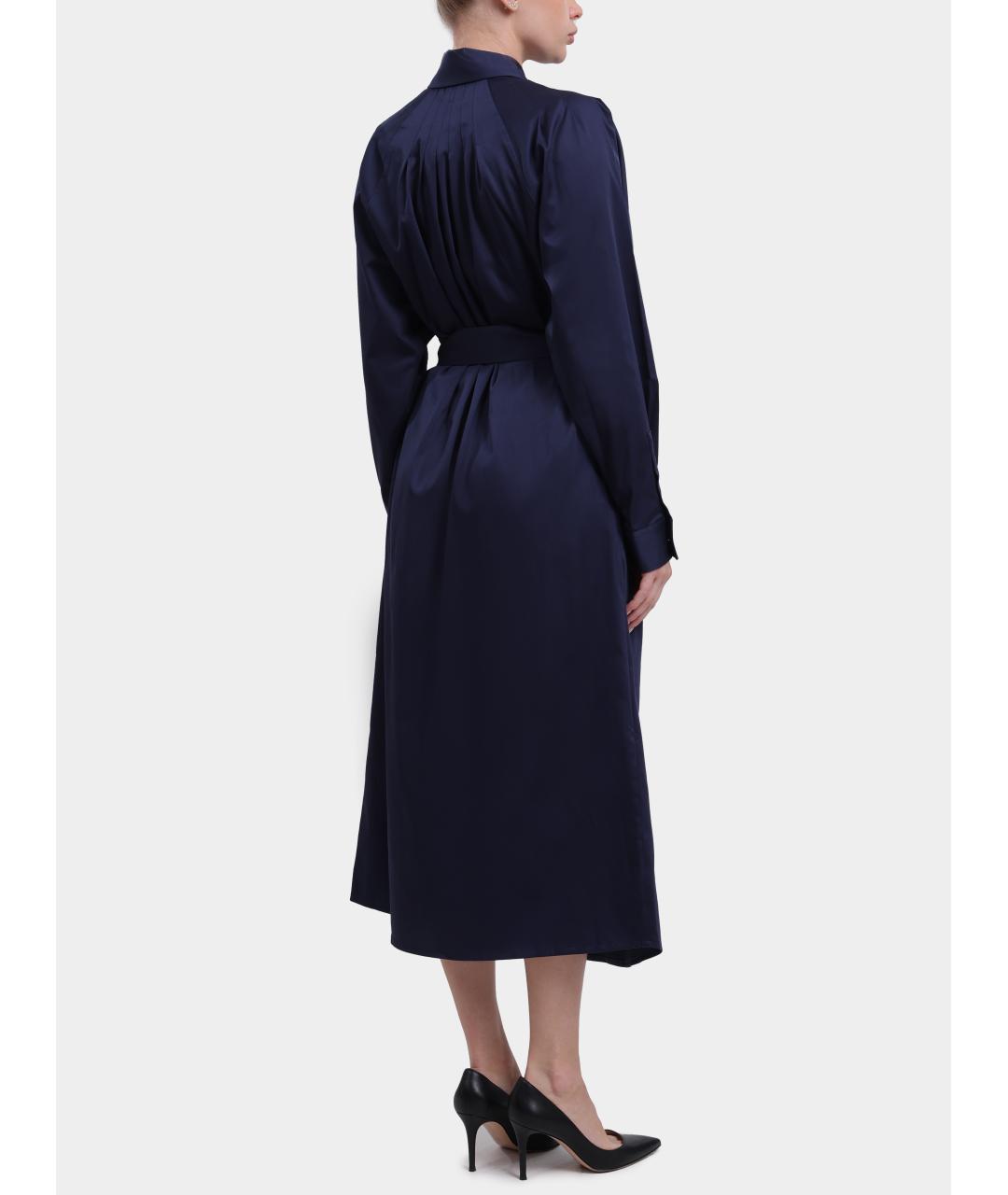 HUGO BOSS Синее повседневное платье, фото 5